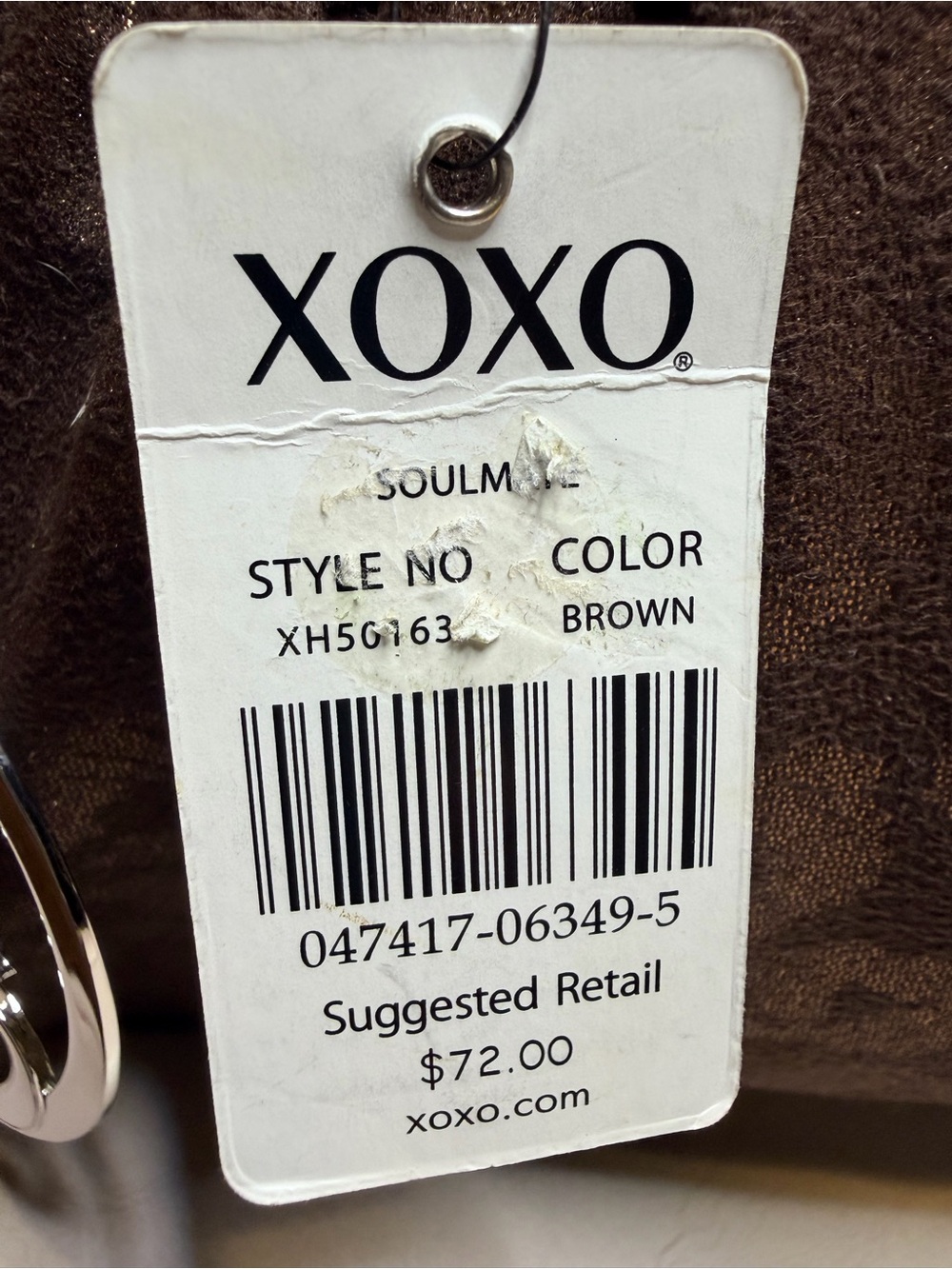 Oxo Brown Logo-Print Dome Satchel - Picture 5 of 16